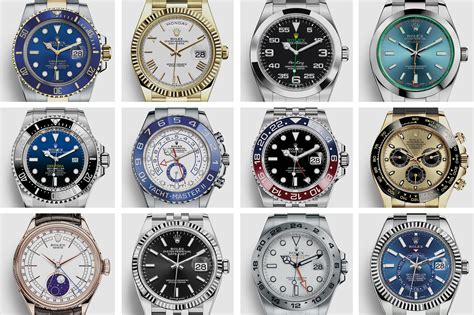 rolex model types